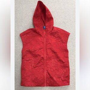 EUC ADIDAS ORIGINALS BONDED LACE 70S FLORAL JACQUARD VEST